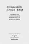 Hermeneutische Theologie - heute? cover