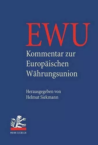 Kommentar zur Europäischen Währungsunion cover