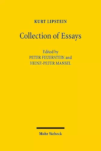 Collection of Essays cover