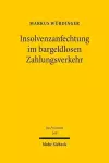 Insolvenzanfechtung im bargeldlosen Zahlungsverkehr cover