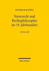 Naturrecht und Rechtsphilosophie im 19. Jahrhundert cover