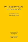 Die "Angemessenheit" im Urheberrecht cover