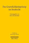 Das Gesetzlichkeitsprinzip im Strafrecht cover