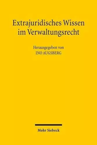 Extrajuridisches Wissen im Verwaltungsrecht cover