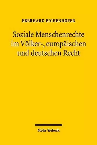 Soziale Menschenrechte im Völker-, europäischen und deutschen Recht cover