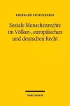 Soziale Menschenrechte im Völker-, europäischen und deutschen Recht cover