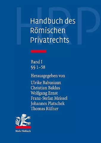 Handbuch des Römischen Privatrechts cover