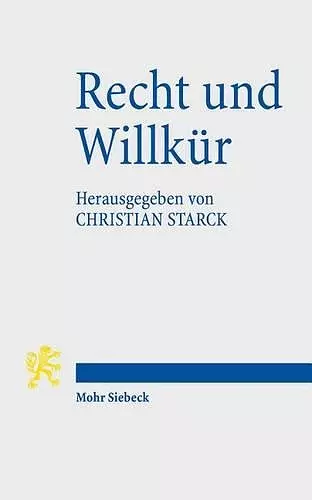 Recht und Willkür cover