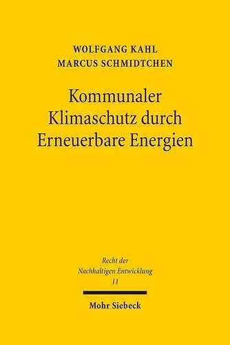 Kommunaler Klimaschutz durch Erneuerbare Energien cover