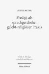 Predigt als Sprachgeschehen gelebt-religiöser Praxis cover