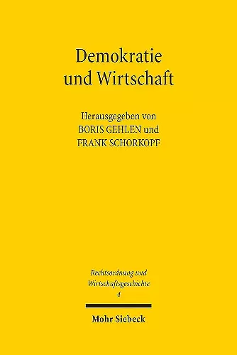 Demokratie und Wirtschaft cover