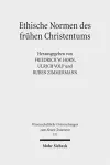 Ethische Normen des frühen Christentums cover