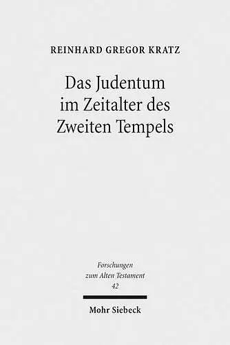 Das Judentum im Zeitalter des Zweiten Tempels cover