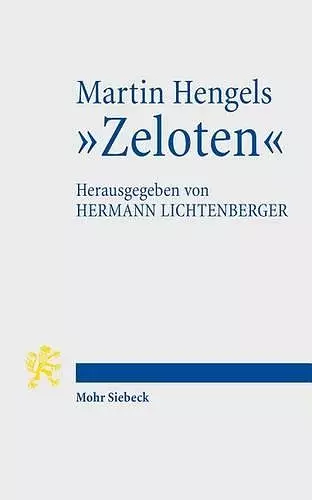 Martin Hengels "Zeloten" cover