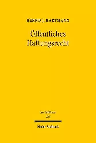 Öffentliches Haftungsrecht cover