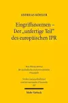 Eingriffsnormen - Der "unfertige Teil" des europäischen IPR cover