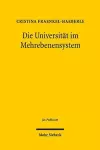 Die Universität im Mehrebenensystem cover