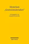 Mysterium "Gesetzesmaterialien" cover