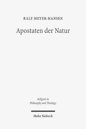 Apostaten der Natur cover