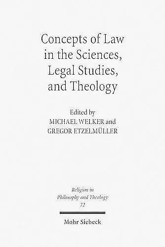 Concepts of Law in the Sciences, Legal Studies, and Theology cover