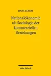 Nationalökonomie als Soziologie der kommerziellen Beziehungen cover