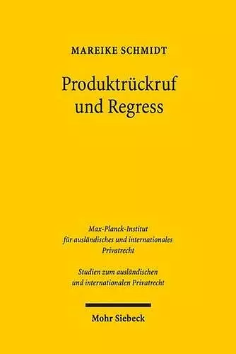 Produktrückruf und Regress cover