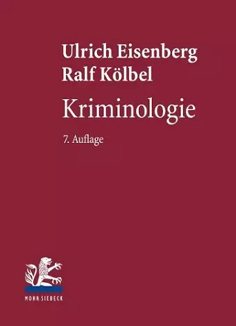 Kriminologie cover