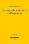 Die praktische Konkordanz von Kompetenzen cover