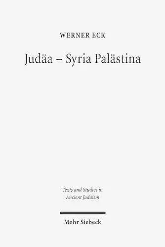 Judäa - Syria Palästina cover