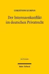 Der Interessenkonflikt im Deutschen Privatrecht cover