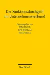 Der Sanktionsdurchgriff im Unternehmensverbund cover