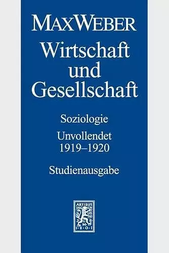 Max Weber-Studienausgabe cover