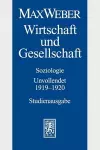 Max Weber-Studienausgabe cover