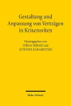 Gestaltung und Anpassung von Verträgen in Krisenzeiten cover