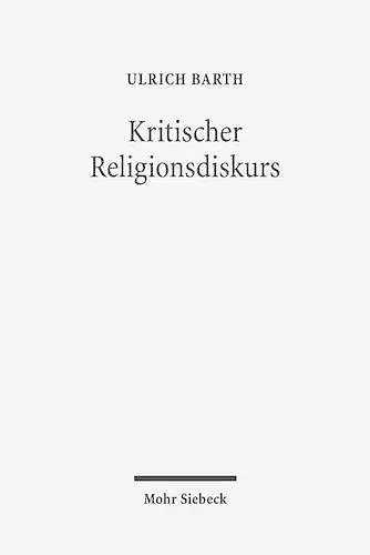 Kritischer Religionsdiskurs cover