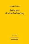 Präventive Gewinnabschöpfung cover