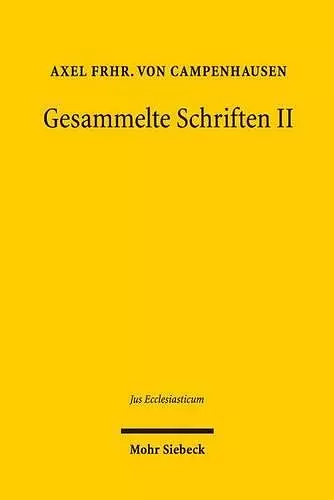 Gesammelte Schriften II cover
