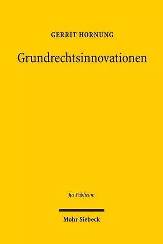 Grundrechtsinnovationen cover