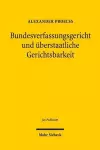 Bundesverfassungsgericht und überstaatliche Gerichtsbarkeit cover