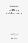 Aufklärung als Selbstdeutung cover