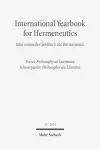 International Yearbook for Hermeneutics / Internationales Jahrbuch für Hermeneutik cover