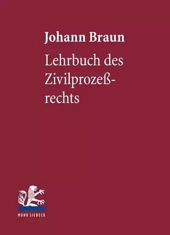 Lehrbuch des Zivilprozeßrechts cover