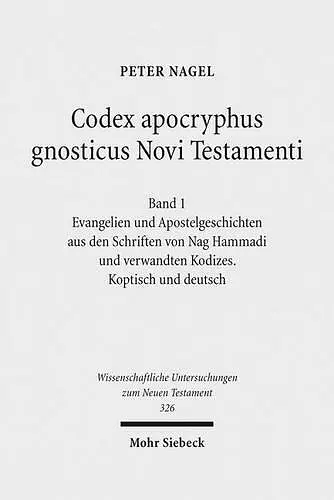 Codex apocryphus gnosticus Novi Testamenti cover