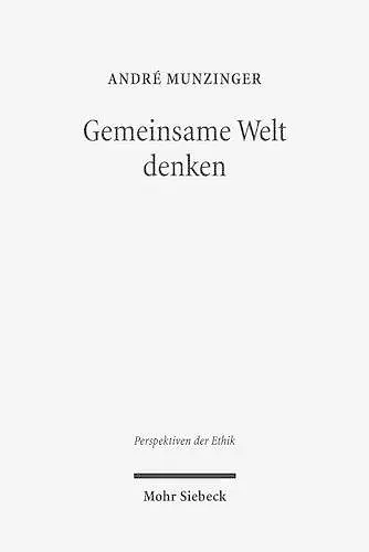 Gemeinsame Welt denken cover