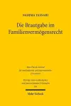 Die Brautgabe im Familienvermögensrecht cover