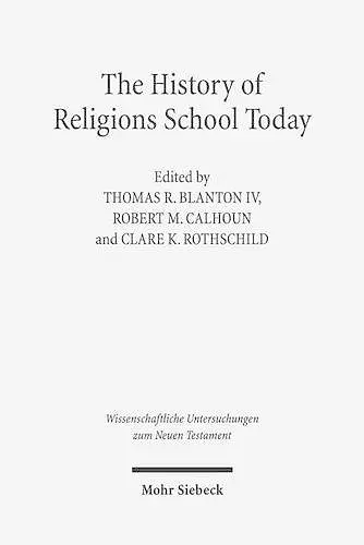 The History of Religions School Today cover