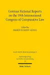 German National Reports on the 19th International Congress of Comparative Law cover