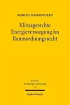 Klimagerechte Energieversorgung im Raumordnungsrecht cover