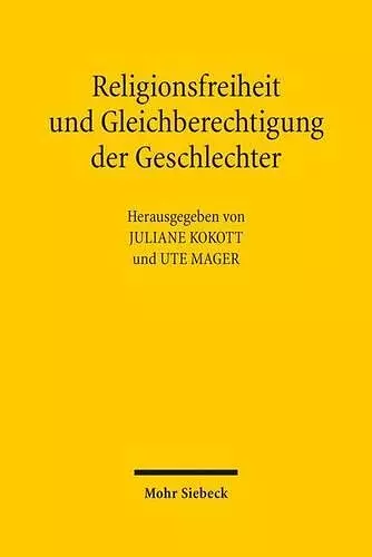 Religionsfreiheit und Gleichberechtigung der Geschlechter cover