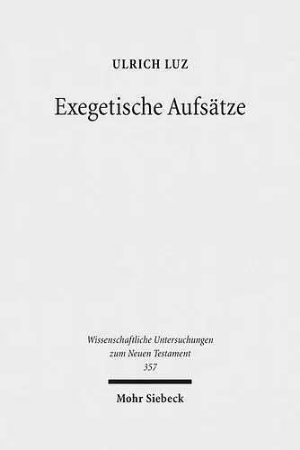 Exegetische Aufsätze cover